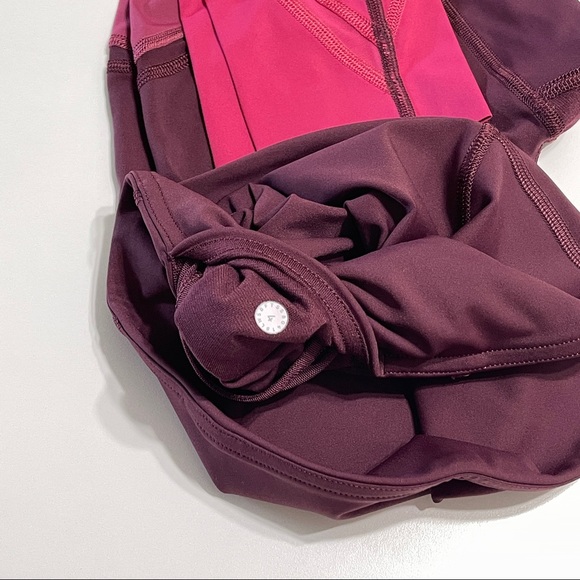 Lululemon fast and free color block leggings - Picture 3 of 3